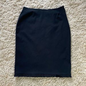 VINTAGE Express Black Pencil Skirt